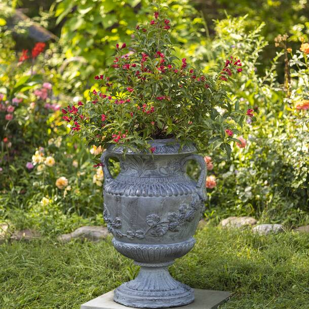 Fleur De Lis Living Rhinelander Handmade Outdoor Urn Planters & Reviews